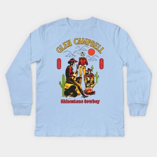 Glen Campbell - Rhinestone Kids Long Sleeve T-Shirt